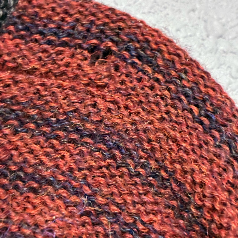 The Territory Ahead 100% Alpaca Sweater Multicolor Striped Knit Peru Size L-READ - Picture 5 of 10
